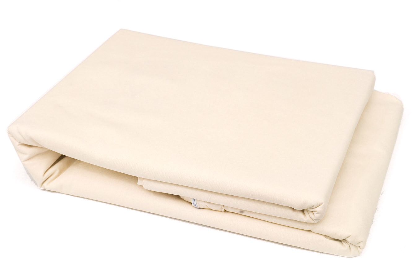 کاورلحاف تک دو نفره ساده شیری.. کاور لحاف تک دو نفره 180 بروجرد ساده رنگ شیری - Image 1