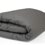 لحاف تک بزرگسال یک نفره 90 بروجرد ساده رنگ طوسی تیره