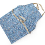 پیش بند آشپزخانه بروجرد طرح صدفی رنگ آبی