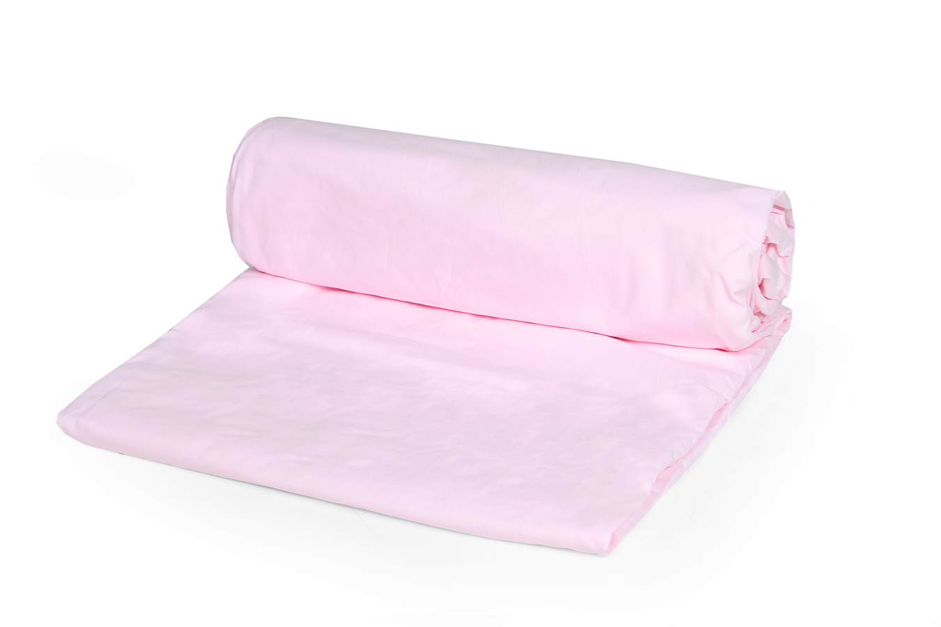 ملحفه كشدوز يك نفره 90 ساده -ملحفه صورتي روشن ملحفه کشدوز یک نفره عرض 90 بروجرد ساده رنگ صورتی روشن - Image 1