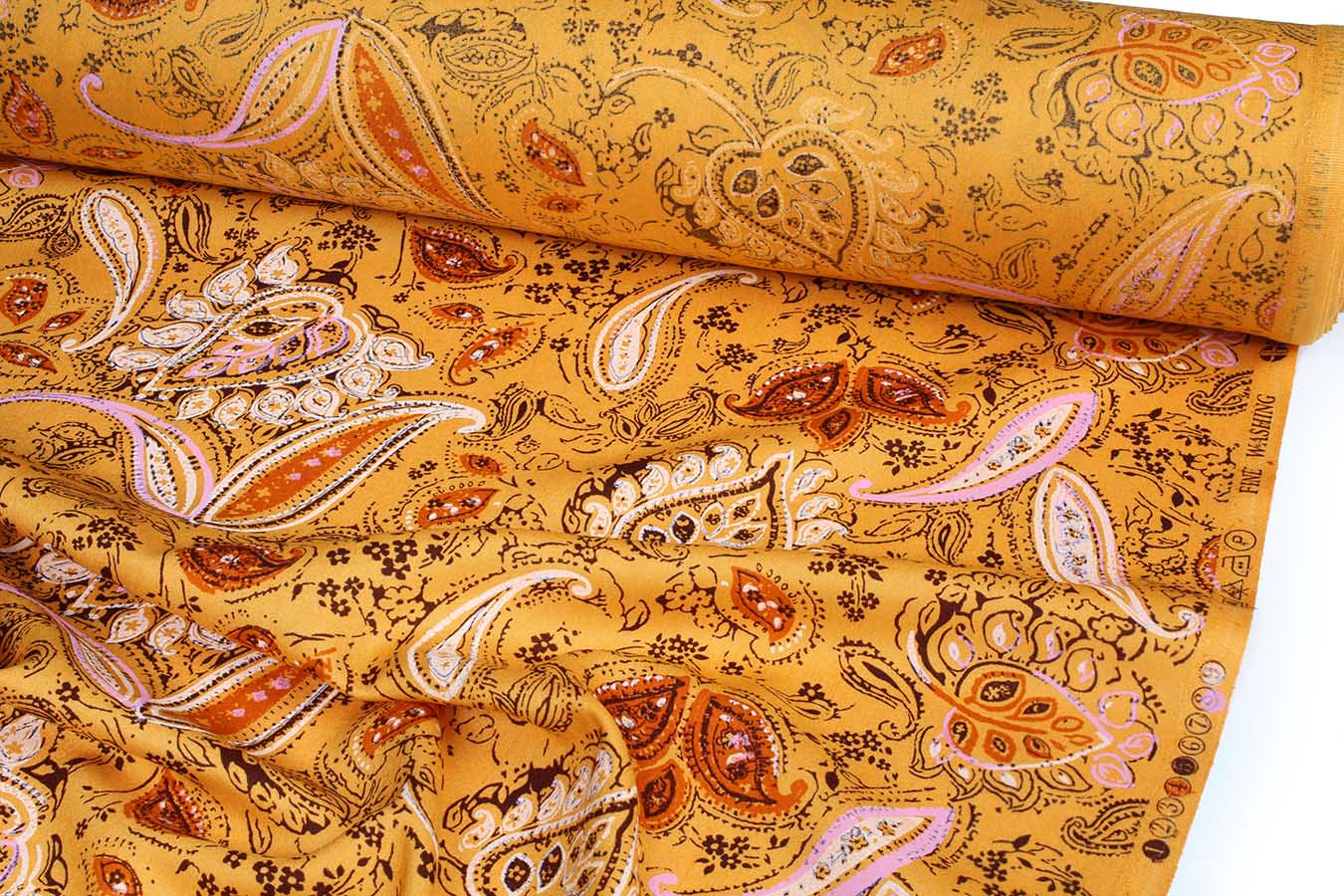 كاليته 771105 طرح آدینه رنگبندی 09 پارچه لباسی 100% ویسکوز عرض 150 بروجرد طرح آدینه کد 09 - Image 1