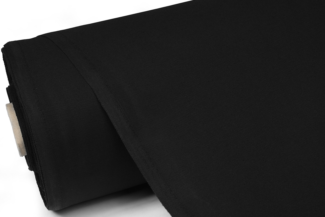 کالیته 114024 رنگ مشکی کد 1370 پارچه مانتو شلواری 100% پنبه عرض 150 بروجرد ساده رنگ مشکی کد 1370 - Image 1