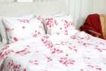 ست لحاف بزرگسال دو نفره سه تکه 180 بروجرد طرح پرنيا رنگ قرمز - Image 3