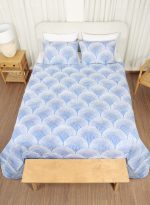 ست لحاف بزرگسال دو نفره سه تکه 180 بروجرد طرح آستان رنگ سرمه ای - Image 2