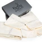 کاور تمام ست یک نفره پنج تکه 90 بروجرد طرح اطلس رنگ شیری