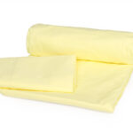 ملحفه نیم ست یک نفره دو تکه 120 بروجرد ساده رنگ لیمویی 111611