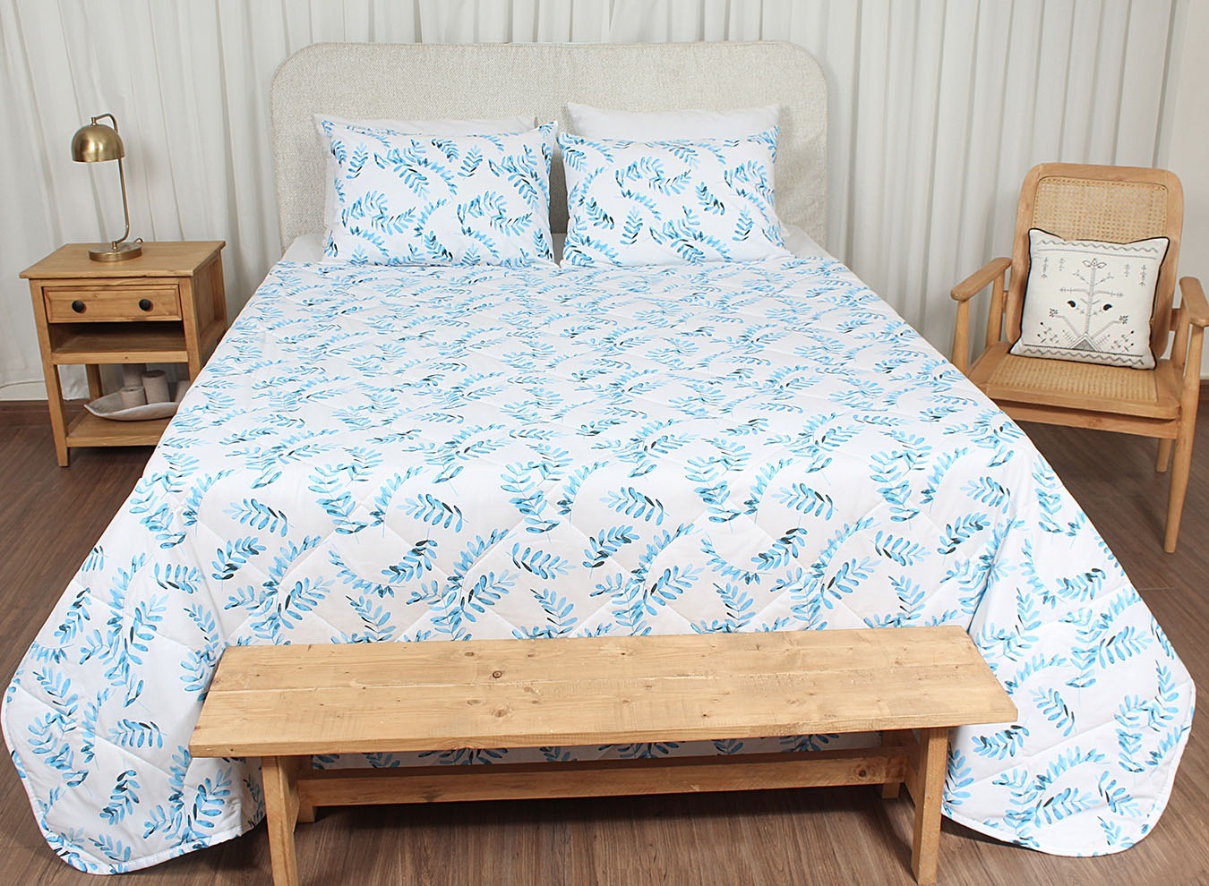 ست لحاف بزرگسال پنبه دوز دو نفره سه تکه 180 طرح والوتا رنگ 02 (1) ست لحاف بزرگسال پنبه دوز دو نفره سه تکه 180 بروجرد طرح والوتا رنگ 02 - Image 1