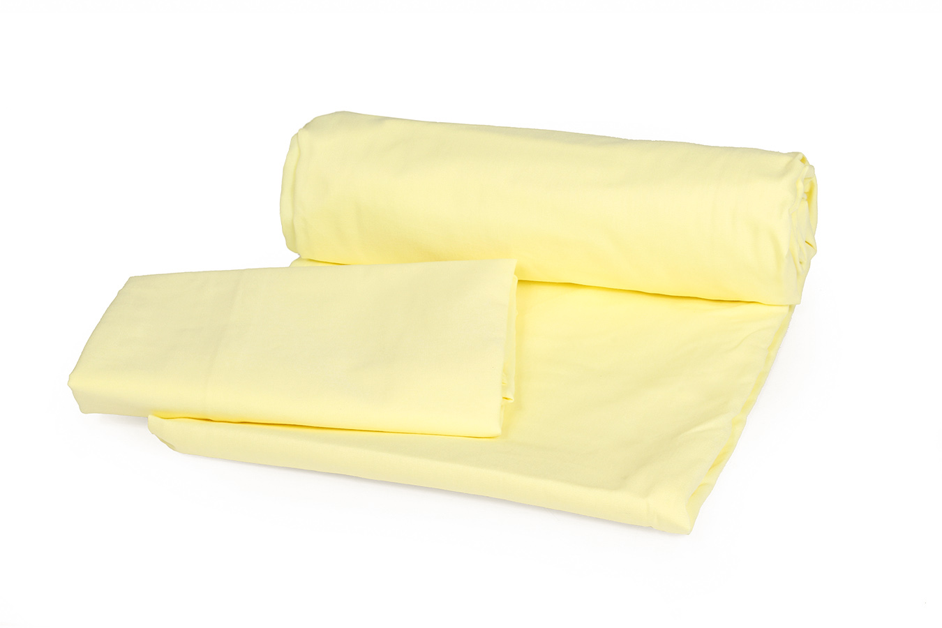 ملحفه نیم ست یک نفره 90-2 تکه 111611 ساده لیمویی ملحفه نیم ست یک نفره دو تکه 90 بروجرد ساده رنگ لیمویی 111613 - Image 1