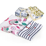 دستمال آشپزخانه سه تکه بروجرد طرح گوناگون رنگ گوناگون