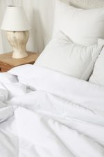 لحاف تک بزرگسال دو نفره 160 بروجرد ساده رنگ سفيد کد W84801 - Image 2