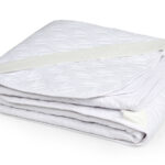 محافظ تشک التراسونيک معمولی یک نفره عرض 120 بروجرد ساده رنگ سفید W8480