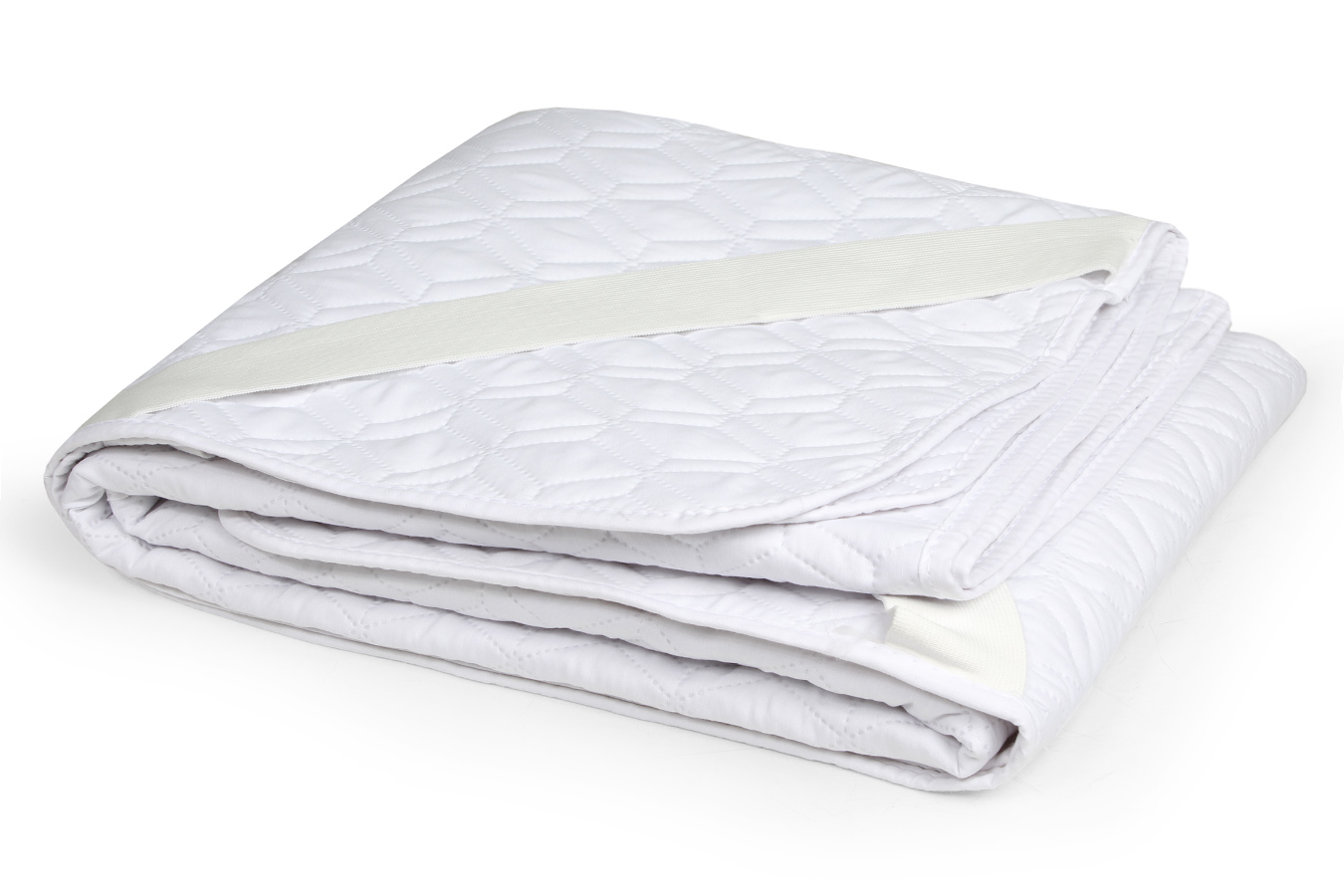 محافظ تشک التراسونيک 90 يک تکه يک کاليته 514601 يک طرح رنگ سفيدW8480 محافظ تشک التراسونيک معمولی یک نفره عرض 120 بروجرد ساده رنگ سفید 084801 - Image 1