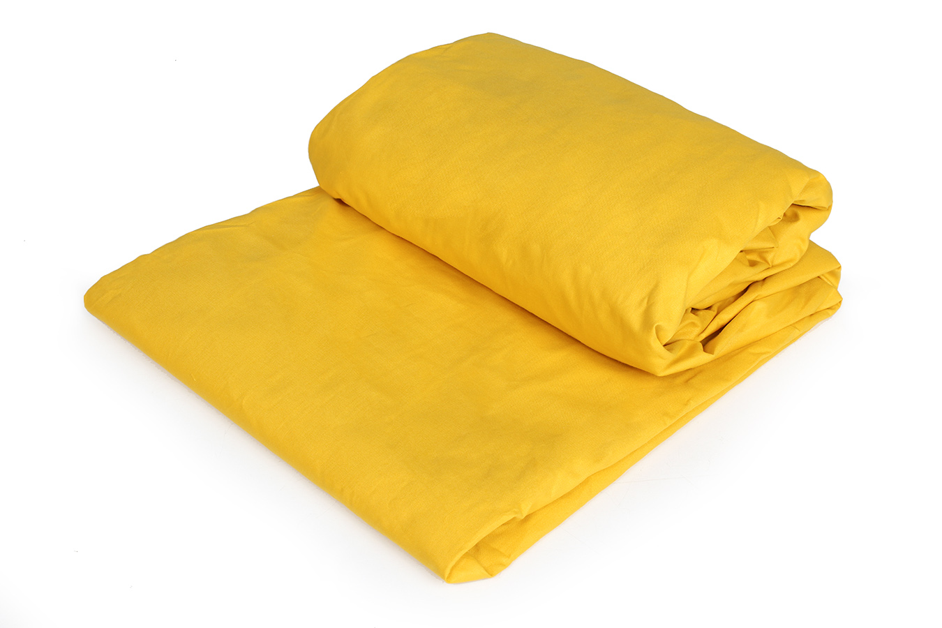 ملحفه كشدوز يك نفره 120 ساده 111611 خردلی ملحفه کشدوز یک نفره عرض 120 بروجرد ساده رنگ خردلی - Image 1