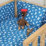 ست لحاف گلدوزی کودک و نوزادی هفت تکه بروجرد طرح پروانه رنگ 05