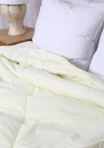 لحاف تک بزرگسال دو نفره 160 بروجرد ساده رنگ لیمویی 0180-111611 - Image 2