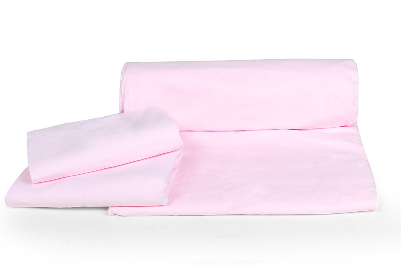 ملحفه-نيم-ست-دو-نفره-160-3-تكه-ساده-ملحفه-صورتي-روشن ملحفه نیم ست دو نفره سه تکه عرض 160 بروجرد ساده رنگ صورتی روشن - Image 1