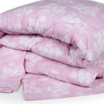 ست لحاف بزرگسال دو نفره سه تکه 180 بروجرد طرح الیکا صورتی رنگ 02