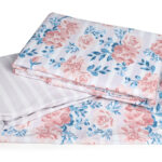 کاور تمام ست یک نفره سه تکه 90 بروجرد طرح ژالی 1 رنگ گلبهی