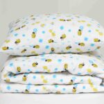 ست لحاف گلدوزی کودک و نوزادی هفت تکه بروجرد طرح چیکن رنگ 08