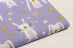 ملحفه روانداز نوزادی بروجرد طرح وانیل رنگ بنفش - Image 7
