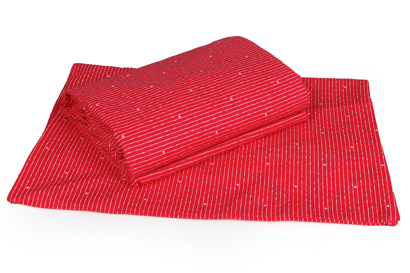 نیم ست یک نفره دو تکه طرح تیامو رویه رنگبندی01قرمز ملحفه نیم ست یک نفره دو تکه 90 بروجرد طرح تیامو رویه رنگ قرمز - Image 1