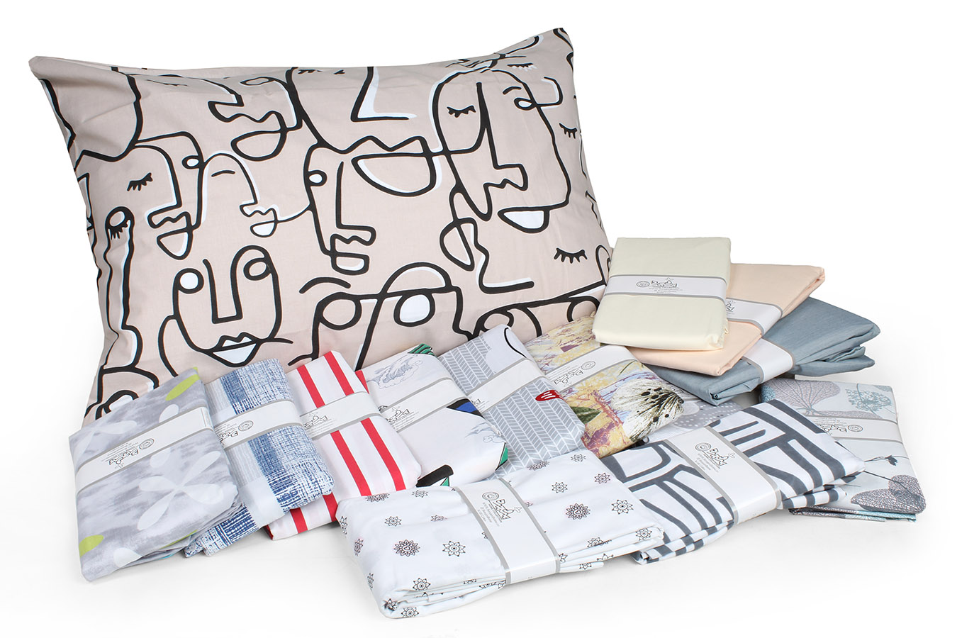 روبالش بدون قاب 5070 یک تکه یک کالیته 111111 یک طرحرنگ گوناگون2222 رنگبندی 22گوناگون ملحفه روبالشی بدون قاب یک تکه 50*70 بروجرد طرح گوناگون رنگ گوناگون - Image 1