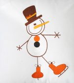 ست لحاف وکاور بزرگسال گلدوزی یک نفره هفت تکه بروجرد طرح رودولف رنگ سفید - Image 6