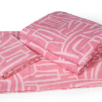 ملحفه نیم ست دو نفره سه تکه عرض 180 بروجرد طرح والرون رویه رنگ 07