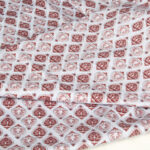 پارچه چادری پلی استر ویسکوز بروجرد عرض 110 طرح ماريسا کد 03