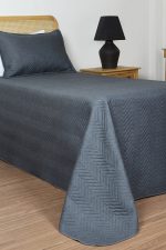 ست روتختی یک نفره دو تکه بروجرد طرح اولتراآدا رنگ سرم طوسی - Image 5