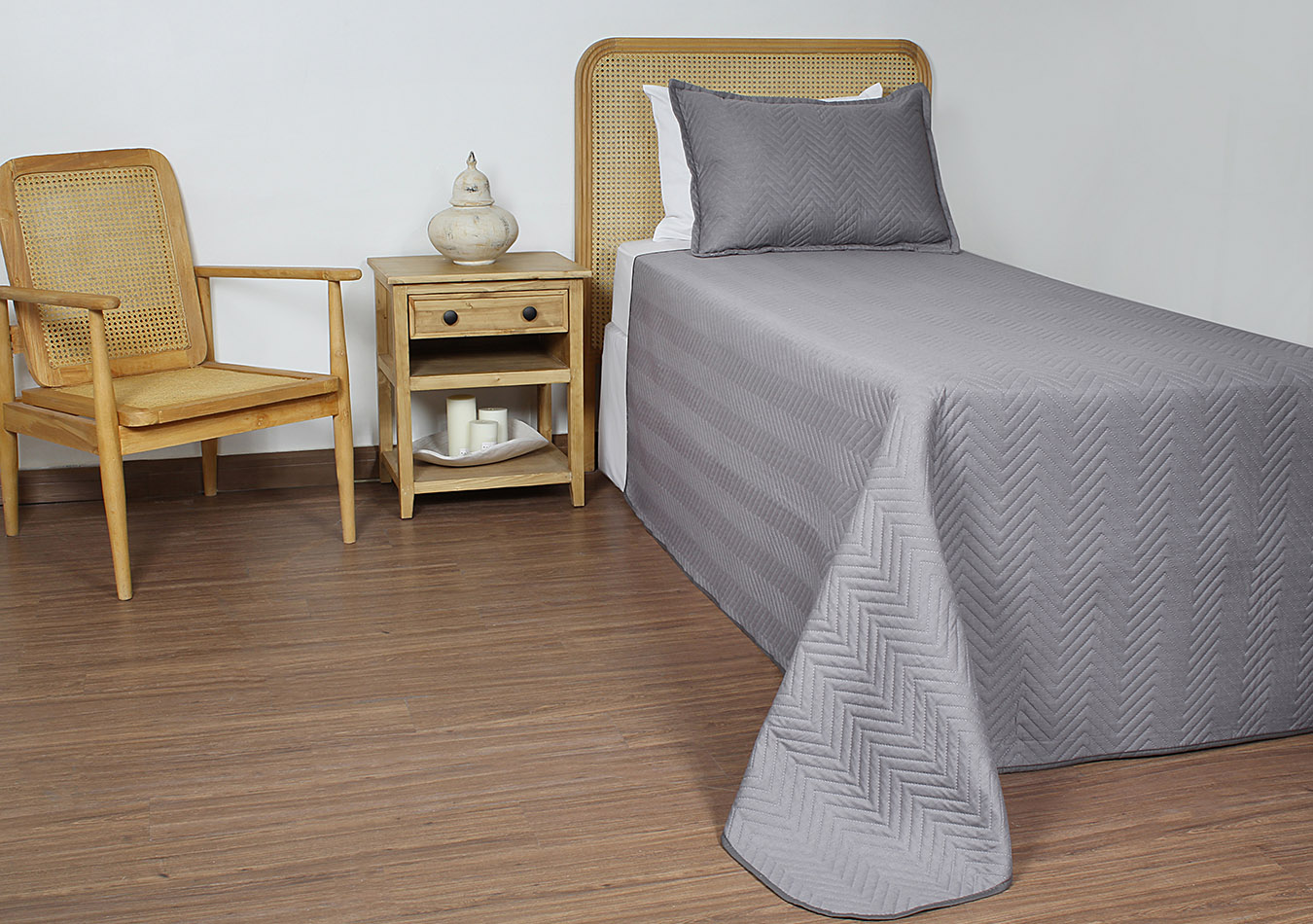 روتختی طرح اولتراآدا یکنفره دو تکه رنگ 0260 طوسی روشن (8) ست روتختی یک نفره دو تکه بروجرد طرح اولتراآدا رنگ طوسی روشن - Image 1