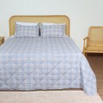 ست لحاف بزرگسال پنبه دوز دو نفره سه تکه 180 بروجرد طرح باوند رنگ 01