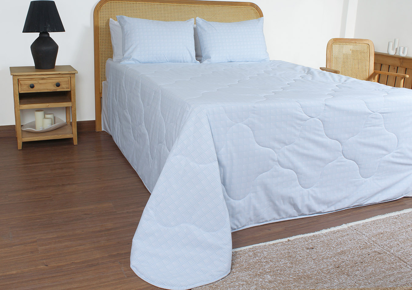 ست لحاف دو نفره سه تکه طرح ژپتو رنگبندی 05 (3) ست لحاف بزرگسال پنبه دوز دو نفره سه تکه 180 بروجرد طرح ژپتو رنگ 05 - Image 1