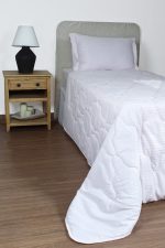 ست لحاف بزرگسال یک نفره سه تکه 90 بروجرد طرح هتلی رنگ صورتی - Image 2