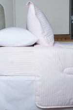 ست لحاف بزرگسال یک نفره سه تکه 90 بروجرد طرح هتلی رنگ صورتی - Image 6