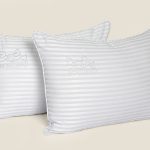 بالش الیاف پرسان 70*50 بروجرد طرح هتلی رنگ طوسی