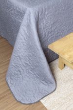 ست روتختی اولتراتروپیکال دو نفره سه تکه بروجرد رنگ طوسی روشن - Image 8