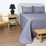 ست روتختی اولتراتروپیکال دو نفره سه تکه بروجرد رنگ طوسی روشن