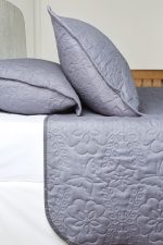 ست روتختی اولتراتروپیکال دو نفره سه تکه بروجرد رنگ طوسی روشن - Image 6