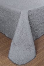 ست روتختی یک نفره دو تکه بروجرد طرح اولتراتروپیکال رنگ طوسی روشن - Image 6