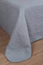 ست روتختی یک نفره دو تکه بروجرد طرح اولترالیانا رنگ طوسی روشن - Image 5