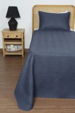 ست روتختی یک نفره دو تکه بروجرد طرح اولتراآدا رنگ سرمه ای - Image 3