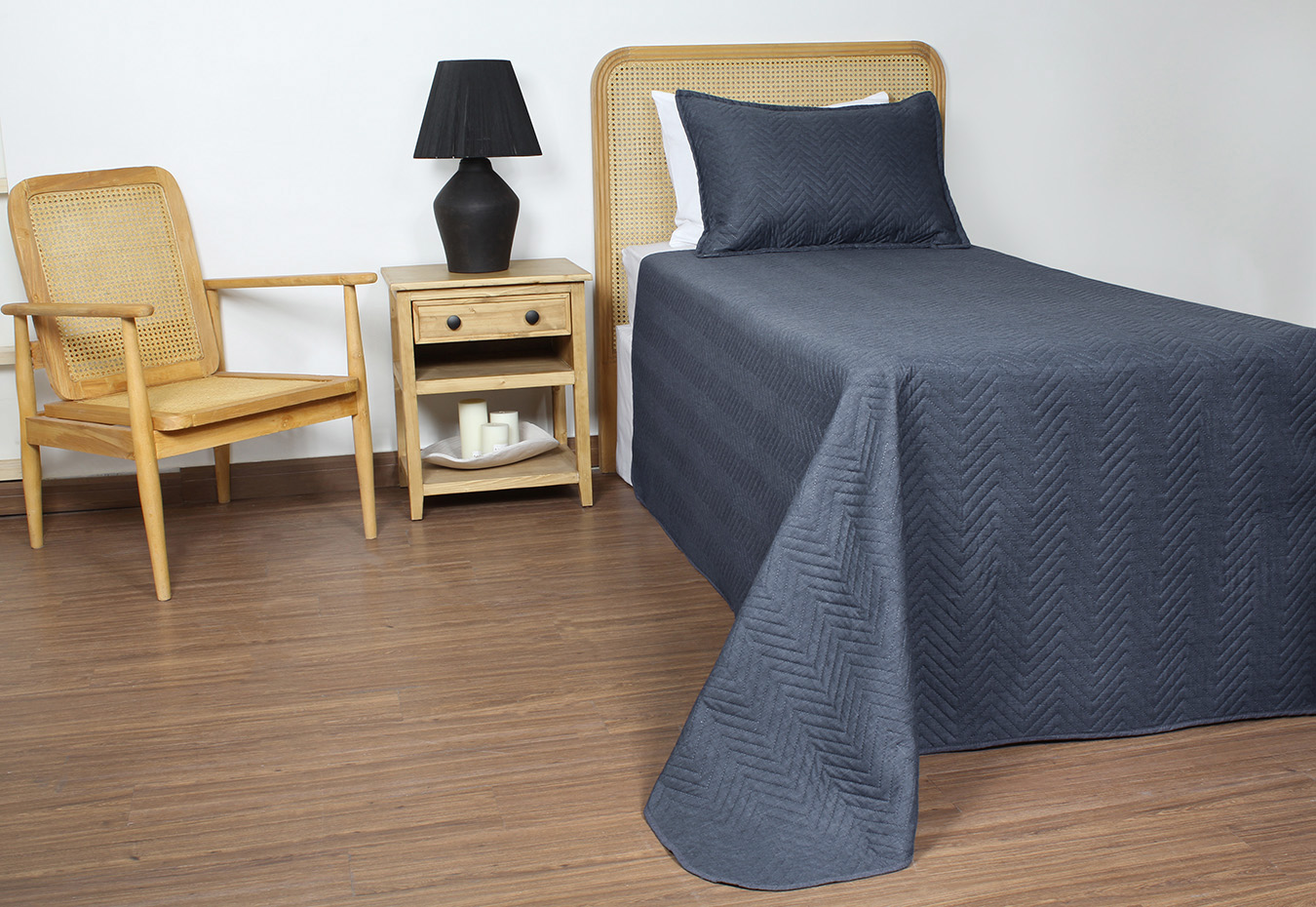 ست روتختی طرح اولتراآدا یک نفره دو تکه رنگ سرمه ای کد0040 (4) ست روتختی یک نفره دو تکه بروجرد طرح اولتراآدا رنگ سرمه ای - Image 1