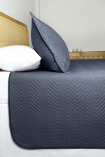 ست روتختی یک نفره دو تکه بروجرد طرح اولتراآدا رنگ سرمه ای - Image 6