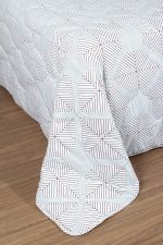 ست لحاف بزرگسال یک نفره سه تکه 90 بروجرد طرح خطی1 رنگ 01 - Image 6