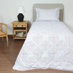 ست لحاف بزرگسال یک نفره سه تکه 90 بروجرد طرح  خطی1 رنگ 01