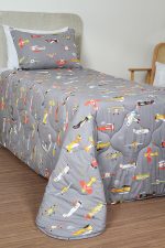 ست لحاف بزرگسال یک نفره سه تکه 90 بروجرد طرح  جیمبو رنگ 01 - Image 4