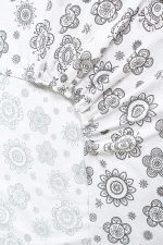 ملحفه نیم ست دو نفره سه تکه عرض 160 بروجرد طرح عاطو1 یکتا2 رنگ 01 - Image 10