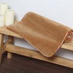 پادری آب گیر مستطیل طرح ساده رنگ نسکافه ای