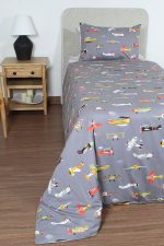 کاور تمام ست زیپ خور یک نفره سه تکه 90 بروجرد طرح جیمبو رنگ 01 - Image 2